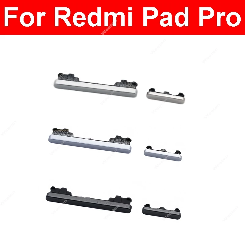 Power Control Side Button Switch For Xiaomi Redmi Pad Pro Power Volume Up Down Switch Sidekey Replacement Parts