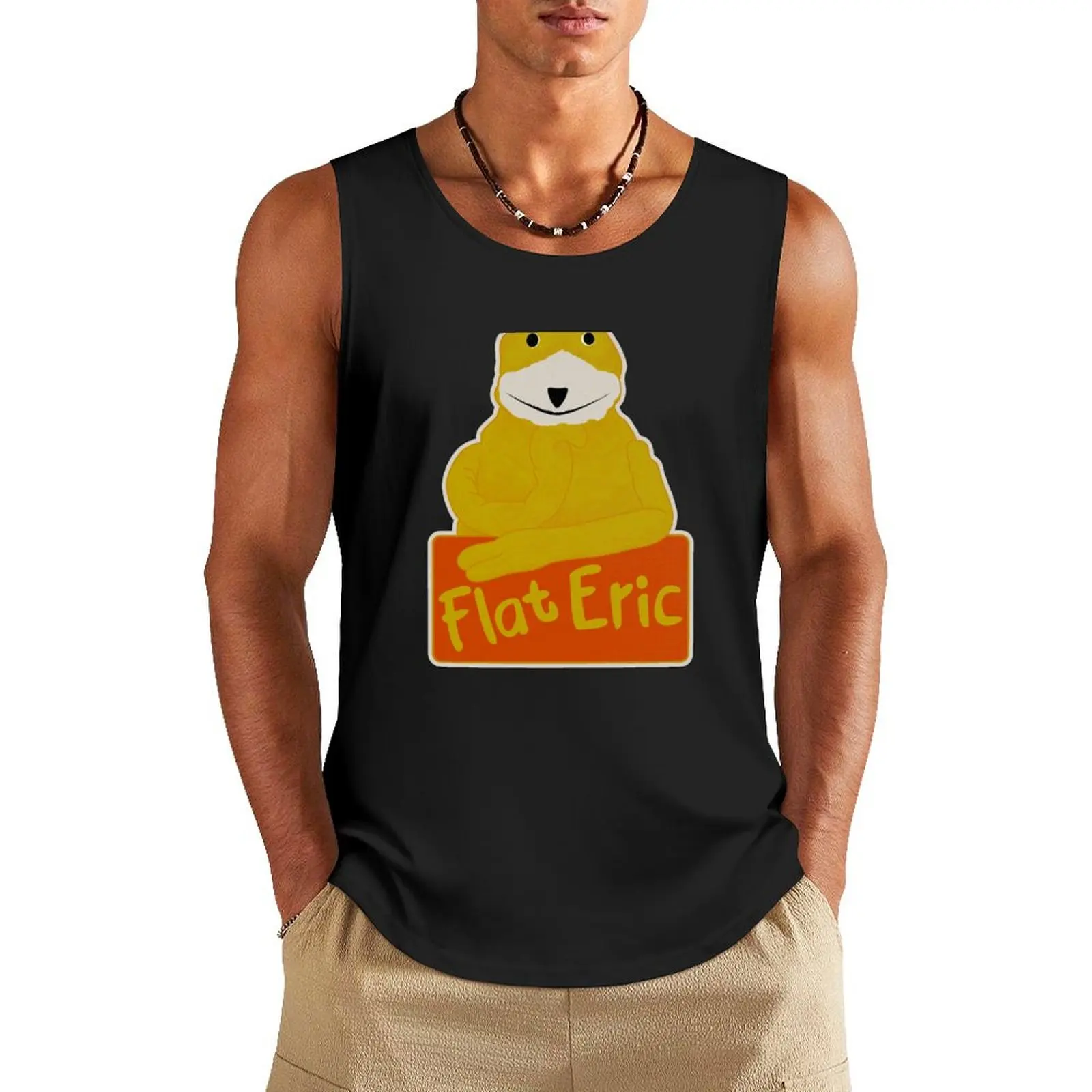 Flat Eric Tank Top sleeveless man shirts T-shirt man t-shirts for men mens clothing