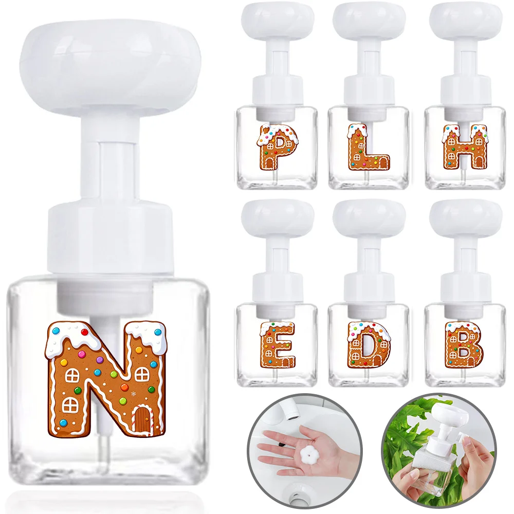250 مللي موزع رغوة زهرة البلاستيك إعادة الملء زجاجة الصابون الفارغة الصحافة نوع موزعات صابون اليد الزنجبيل نمط المنزل #1