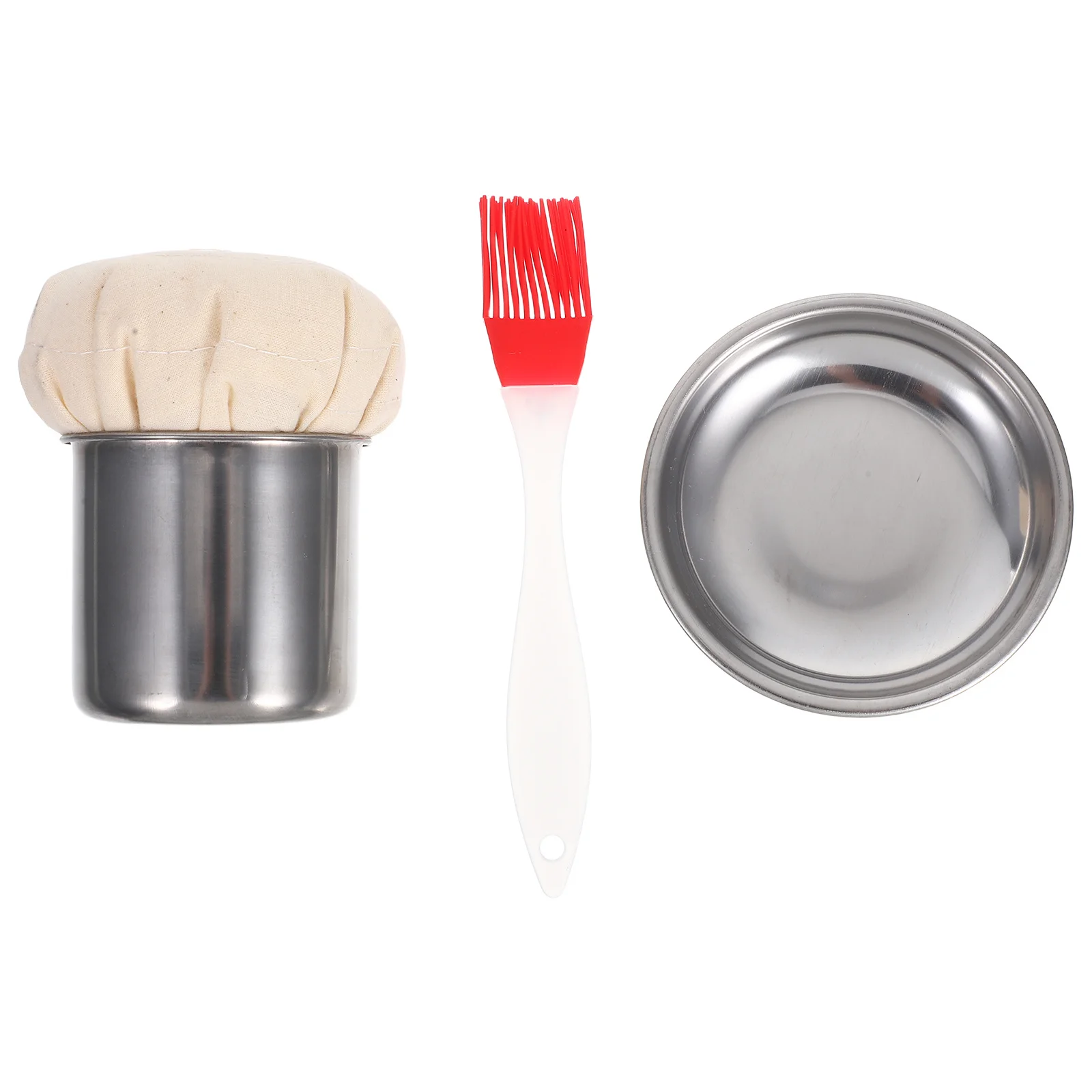 

1 set 1 Set Stainless Steel Brush Multifunctional Cooking Mop For Kitchen Bbq Restaurant Pancake Tool Household Oil Wiper