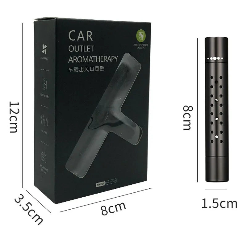 Car Air Freshener Car Outlet Perfume Vent Air Clip Solid Perfume Diffuser 5 Flavor Aromatherapy Stick Choice