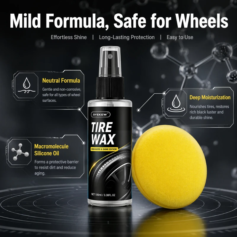 สเปรย์เคลือบเงายางรถยนต์, น้ำย - Tire Shine Spray Sealant บทวิจารณ์และราคา