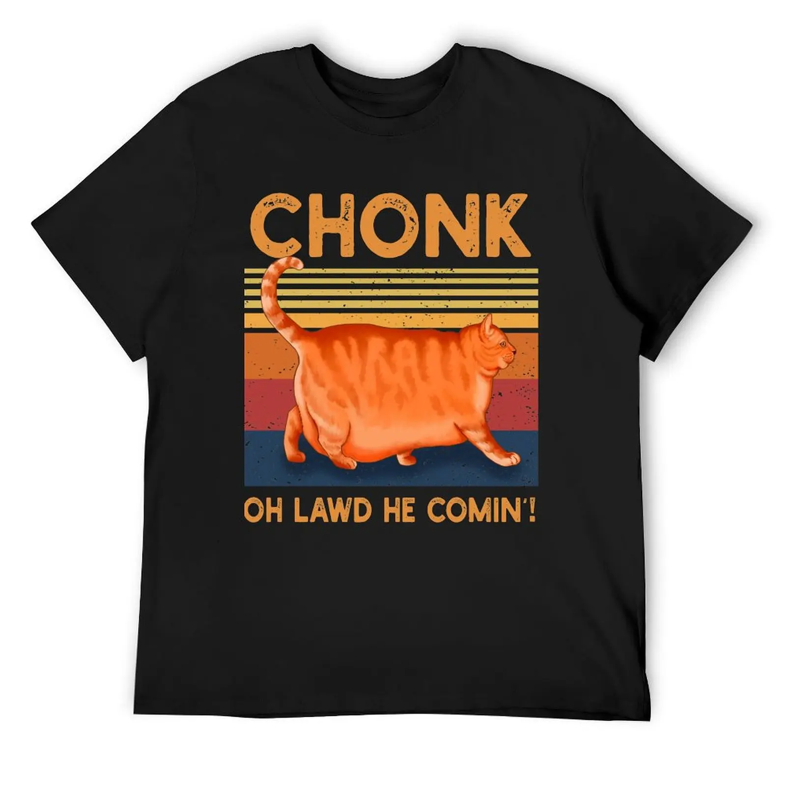 Chonk Oh Lawd He Comin' T-Shirt vintage t shirts summer tops tops vintage graphic tee mens graphic t-shirts hip hop