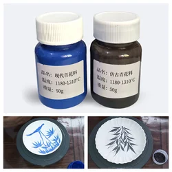 50g ceramiczne Underglaze kolorowe pigmenty seledyn colorant antyczne/nowoczesne narzędzia garncarskie DIY ręcznie malowane woda kolorowy obraz narzędzie