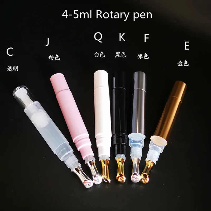 10-100pcs Empty 1-5ml Lip Liquid Tube Cosmetic Pen Lip Gloss Bottle Lipstick Container Eye Cream with Metal Head