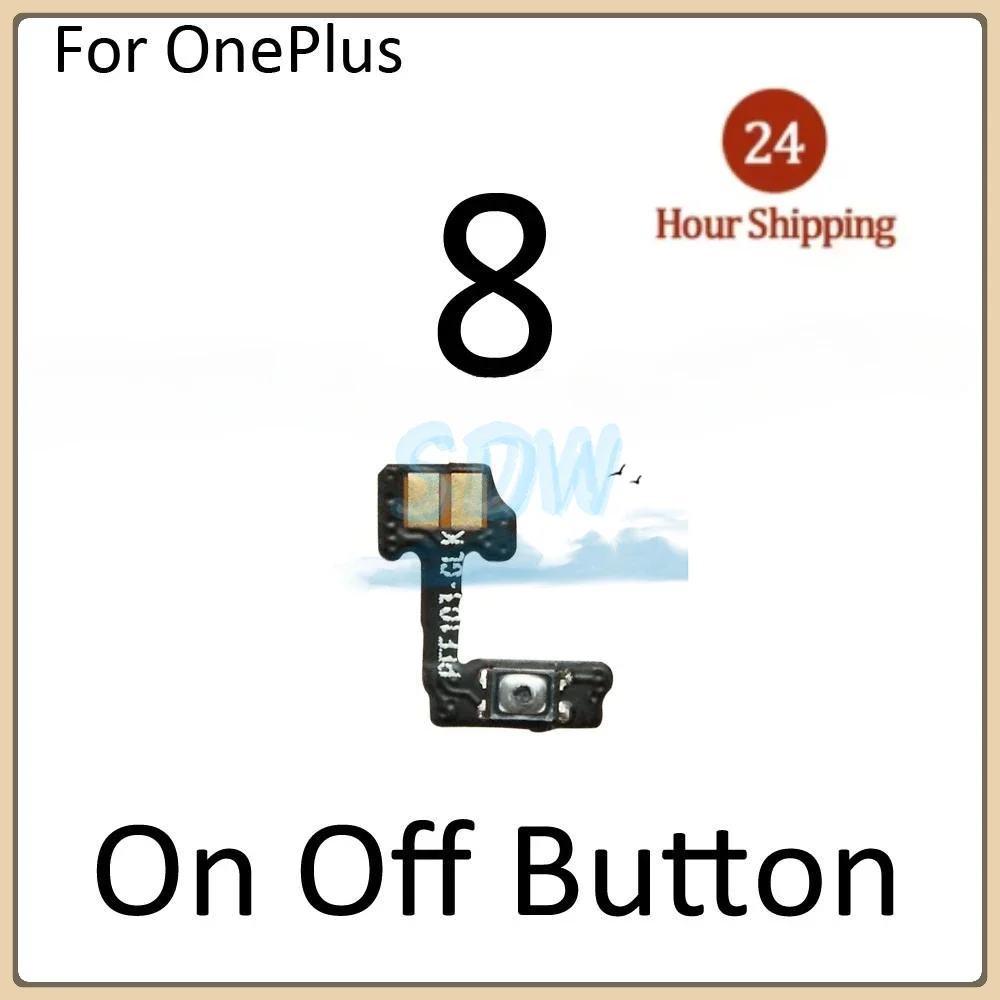 . Power ON OFF Mute Switch Control Key Volume Button Flex Cable For OnePlus 7 7T 8T 8 9 Pro Replacement Parts