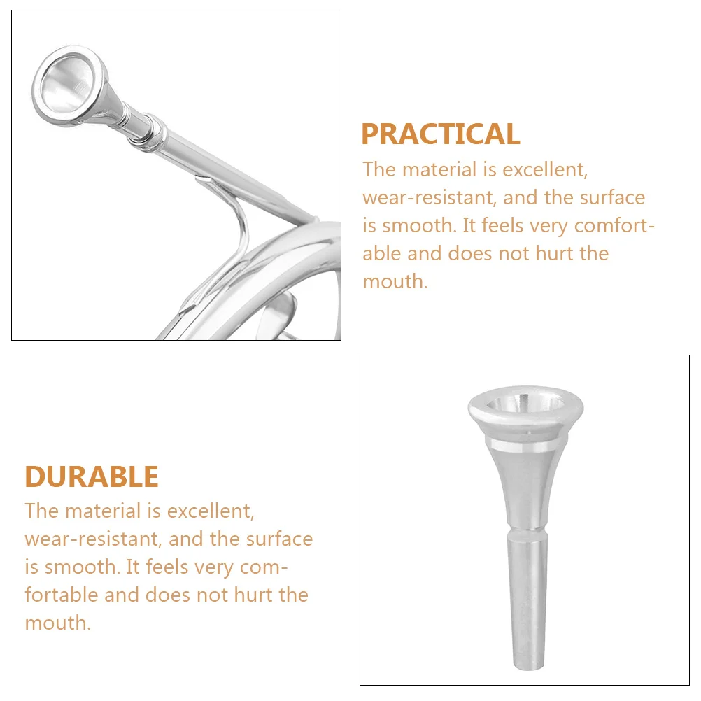 

Musical Instrument Pure Copper Round Horn Mouth Instruments Mouthpiece French Standard