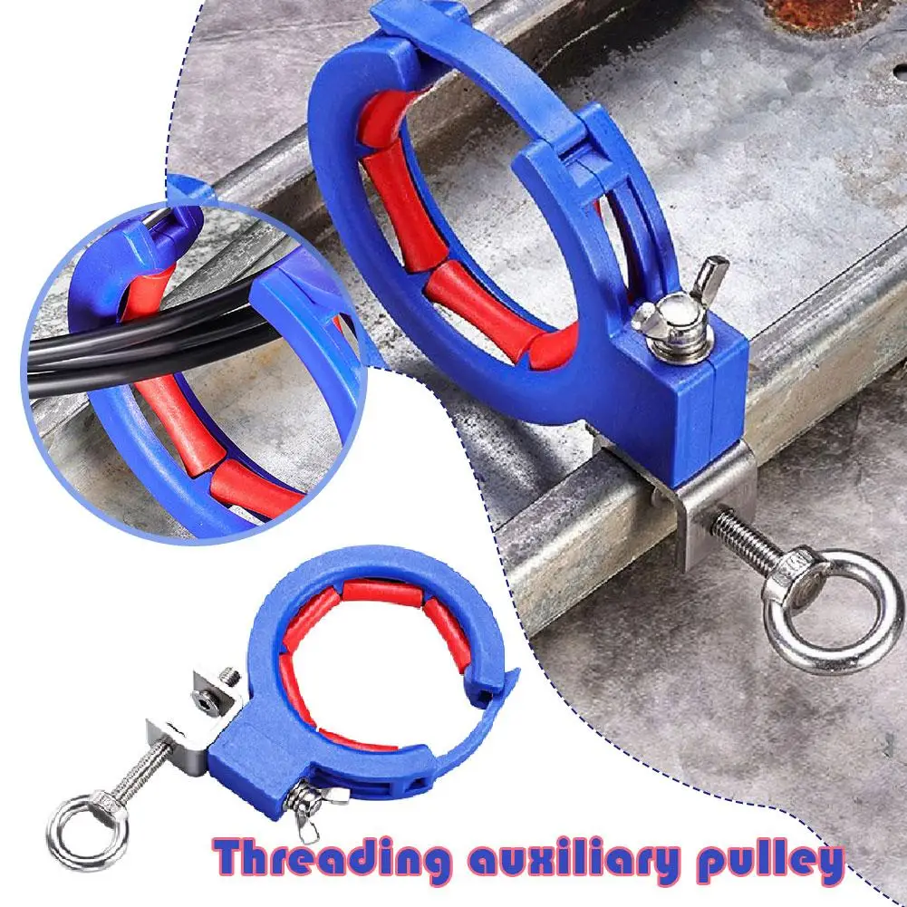 Bridge Pay-Off Pulley Wiring Cable Laying Wire Guide Fixation Construction Auxiliary Tool Strong Load-Bearing Capacit