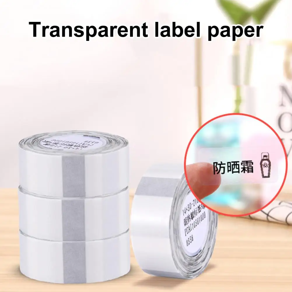 1 Roll  Thermal Labels Good Scentless Self-adhesive Price Labels Sticker Soft Touch Portable Thermal Sticker