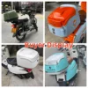 Coffre de moto de très grande capacité, boîte de rangement, style rétro, plusieurs options de documents, doublure gratuite, 38L 3
