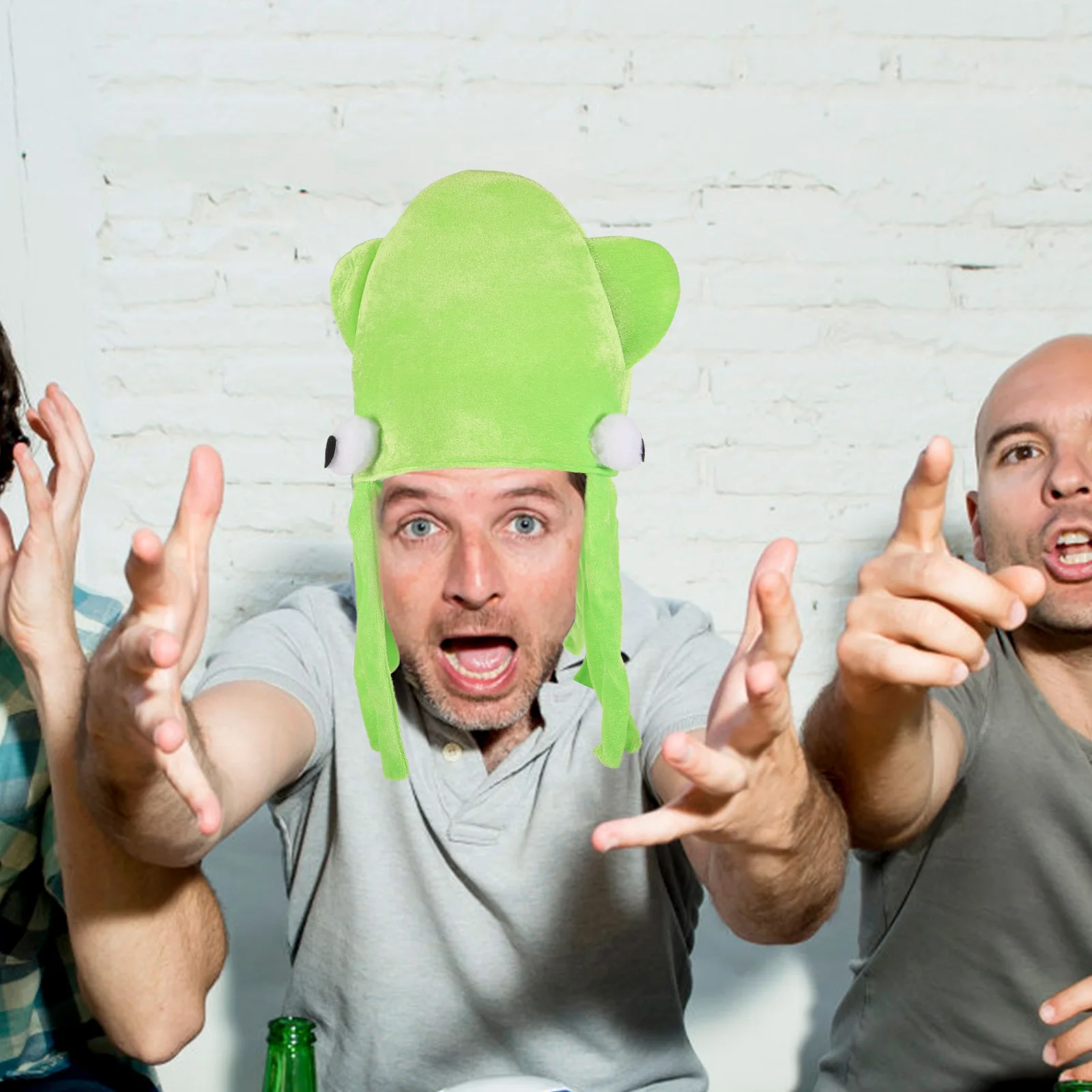 

Funny Octopus Hat Costume Party Accessory Cartoon Decor Light