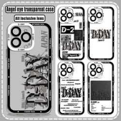 Fashion Suga D-DAY Phone Case For Xiaomi Redmi Note 13 12 12C 11 10 10C 13C 10s 9 9s 9A 9T 9C 8 Pro Max 4G 5G Transparent Cover
