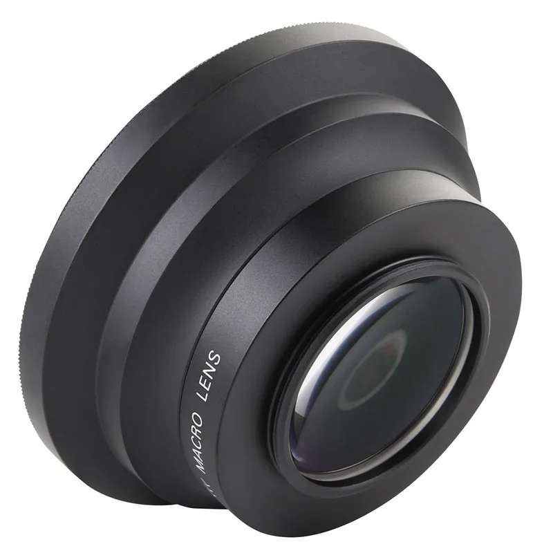 Excellent! Professional 37mm Macro+72mm Wide Angle Lens 0.39X Full HD for 4K Camcorder