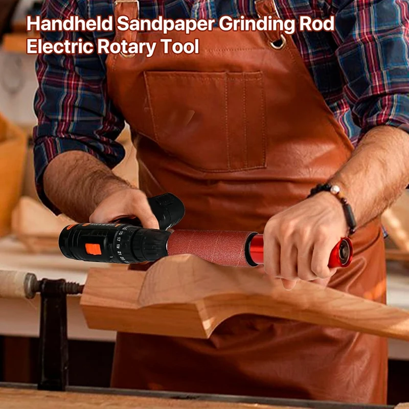Drum Sander Set,Rubber Sanding Drum For Drill 4-1/2Inch X 1-1/2Inch, Spindle Sander Adapter For Power Drill