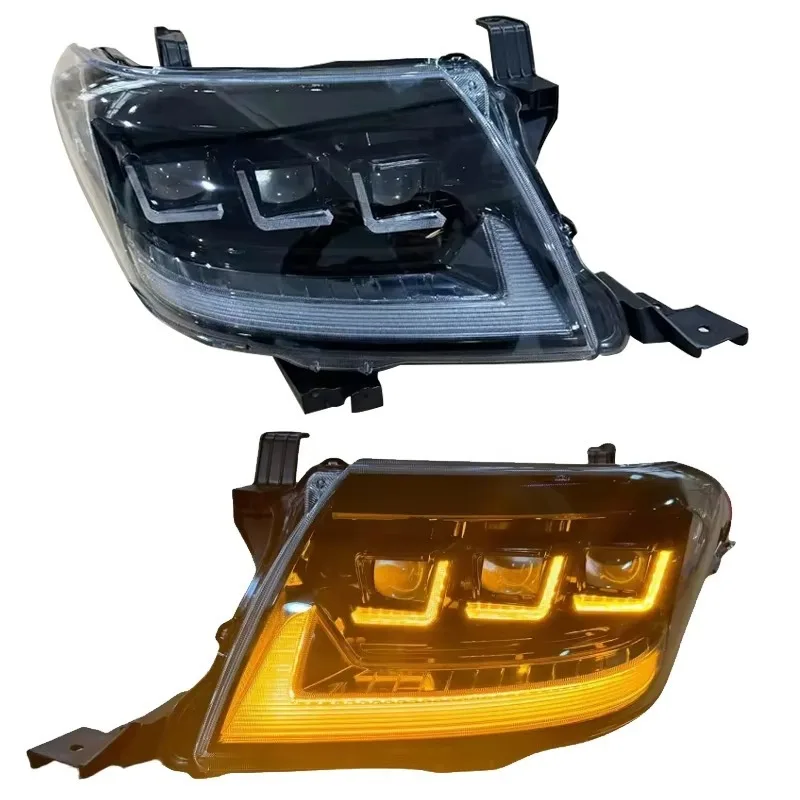 

Applicable to Toyota Hilux VIGO 2012 2013 2014 Led Headlight Front Lights Upgrade Head Lamp Assembly Auto Parts DRL