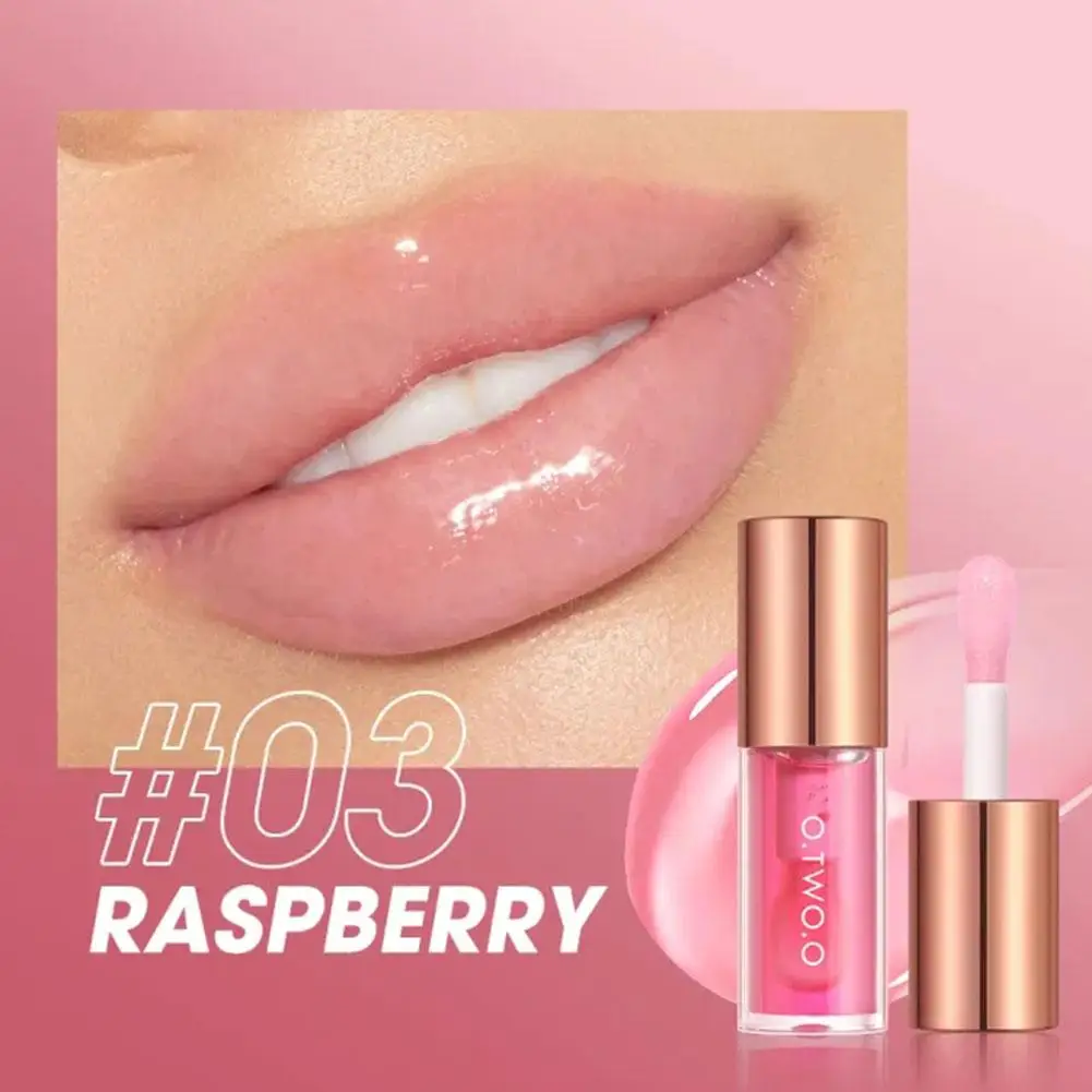 Lip Oil Gloss Lip Plumper Make-up feuchtigkeit spendend nicht klebrig Tönung sexy Lip Primer Glitter Pflege Kosmetik Balsam Wasser glänzend j1l3