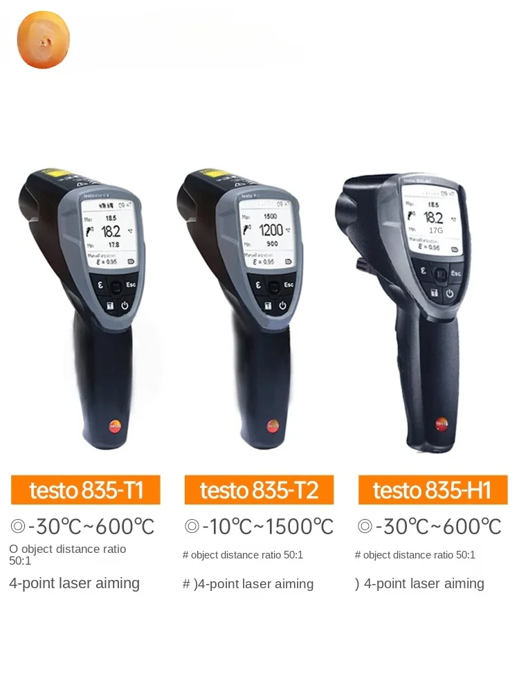 

835t1/T2/H1 Professional Infrared Thermometer Industrial High Precision Thermometer High Temperature 1500 Degrees