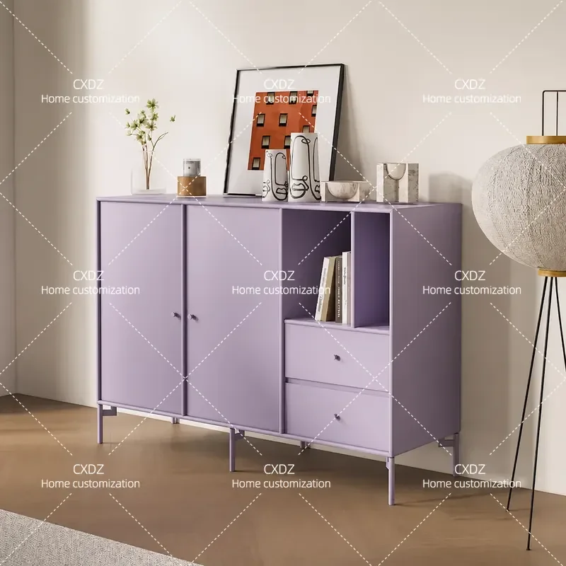 Nordic Style Entrance Cabinet Dining Room Sideboard Storage Chest Colorful Furniture for Living Room Hallway