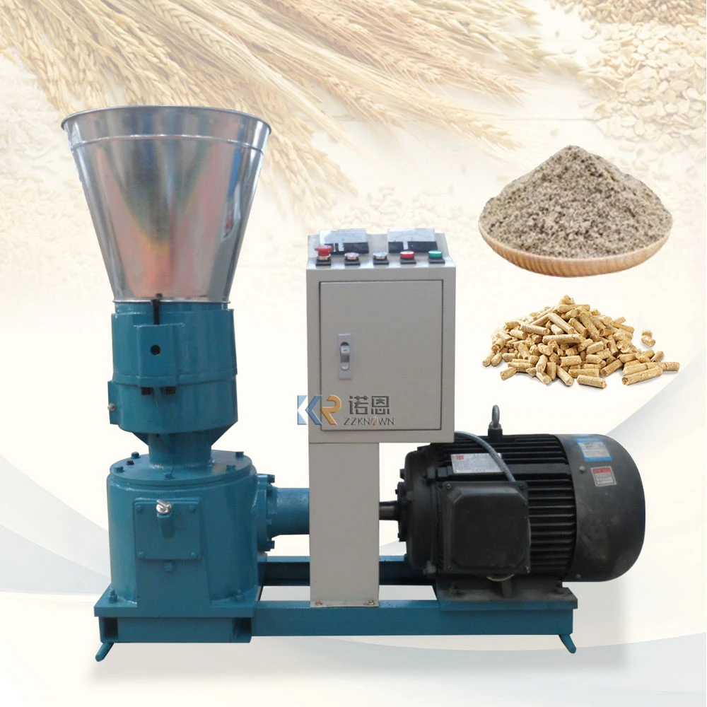 Moulin à granulés de rajeunissement de volaille électrique, fraiseuse, extrudeuse alimentaire, bétail, mouton, lapin, machine à granulés de rajeunissement d'animaux jetables