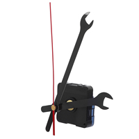 1 Set Long Shaft Silent Quartz Movement Diy Wall Clock Mechanism Replacement Parts Operated Motor Hands Kit For Home