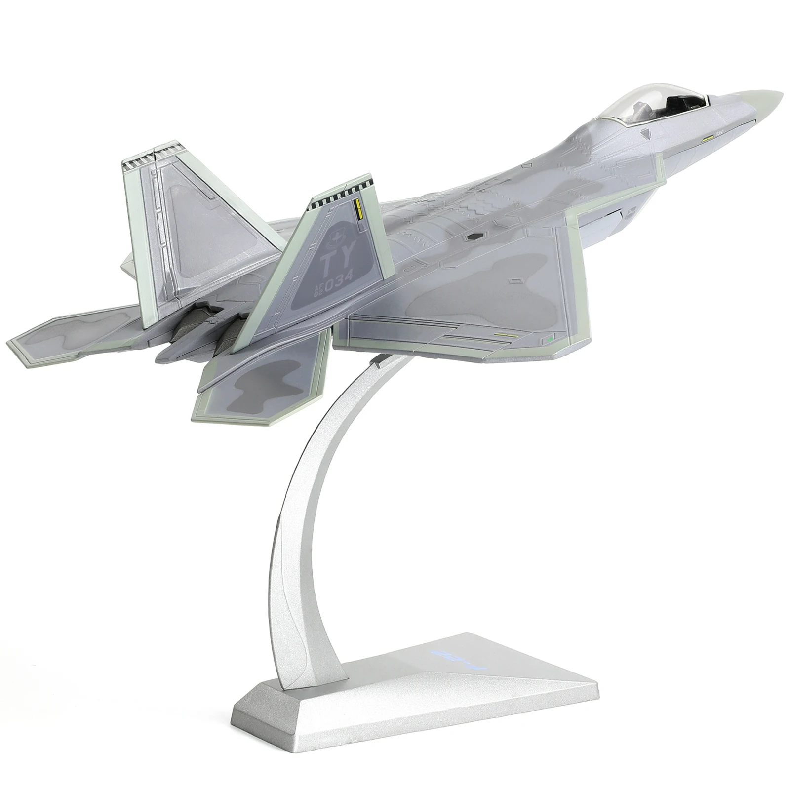 

NUOTIE 1/72 F-22 Raptor Model Diecast Airplane Fighter Model for Collections and Gift (TY 325 FW)
