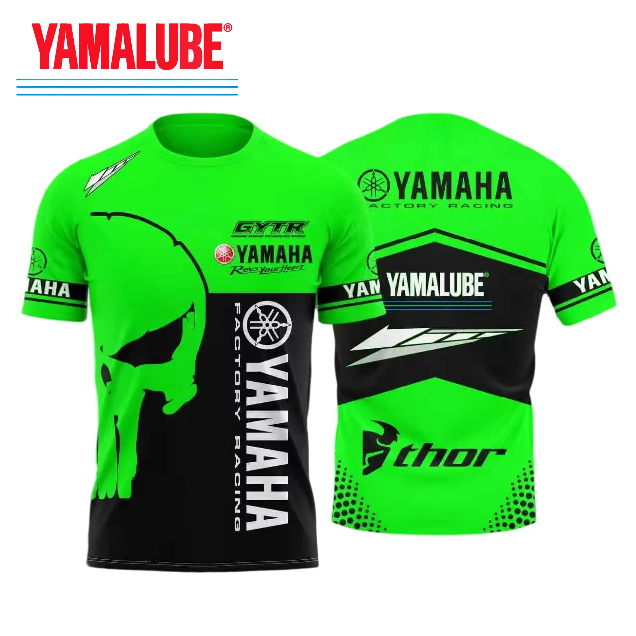 2026 New Yamaha GYTR Racing Men's and Women's Motorcycle Enthusiast Summer Sports Casual Short Sleeve Outdoor T-Shirt