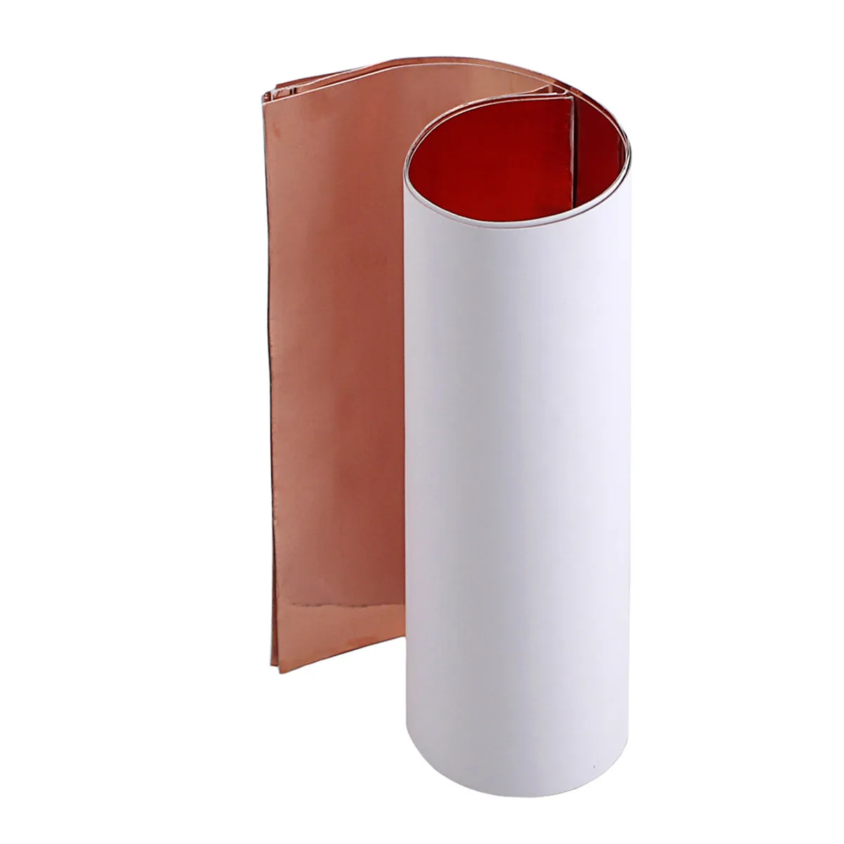 5 Pcs 300x200MM Copper Foil Sheets Conductive Paper for Guitar Soldering Electrical Repairs Grounding EMI Shielding Light Brown