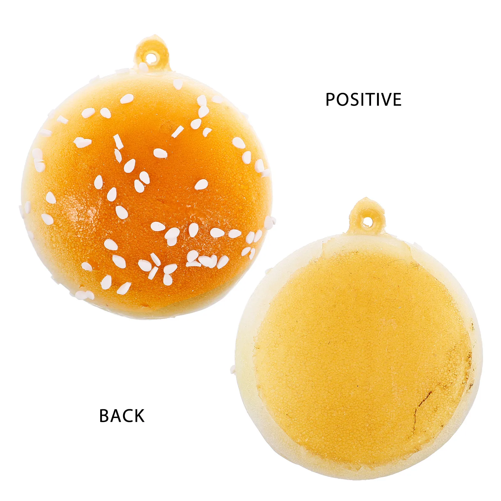 Realistic PU Slow Rebound Squishy Bread Pendant Fun Squeeze Relief Decoration Home Kitchen Party Photography Prop Fake Food