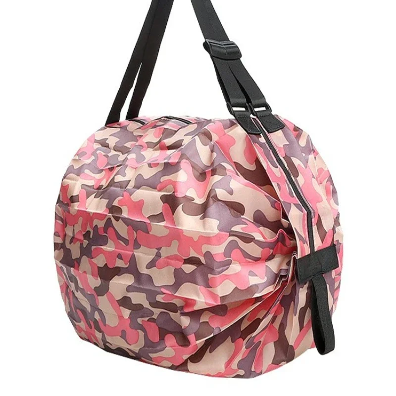 Folding shopping bags, portable quick tote bags, quick sorting of large-capacity storage bags