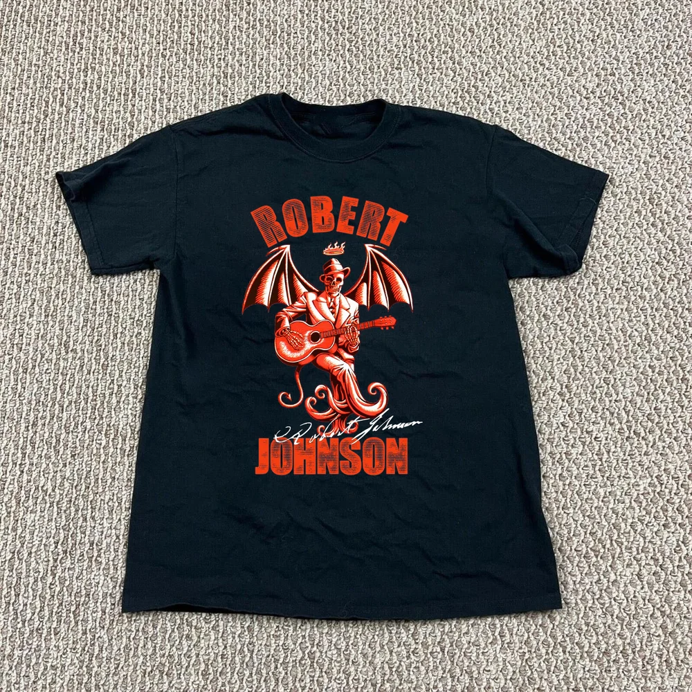 Rare Robert Johnson Cotton Gift For Fan Full Size S to 5XL T-shirt TMB2312