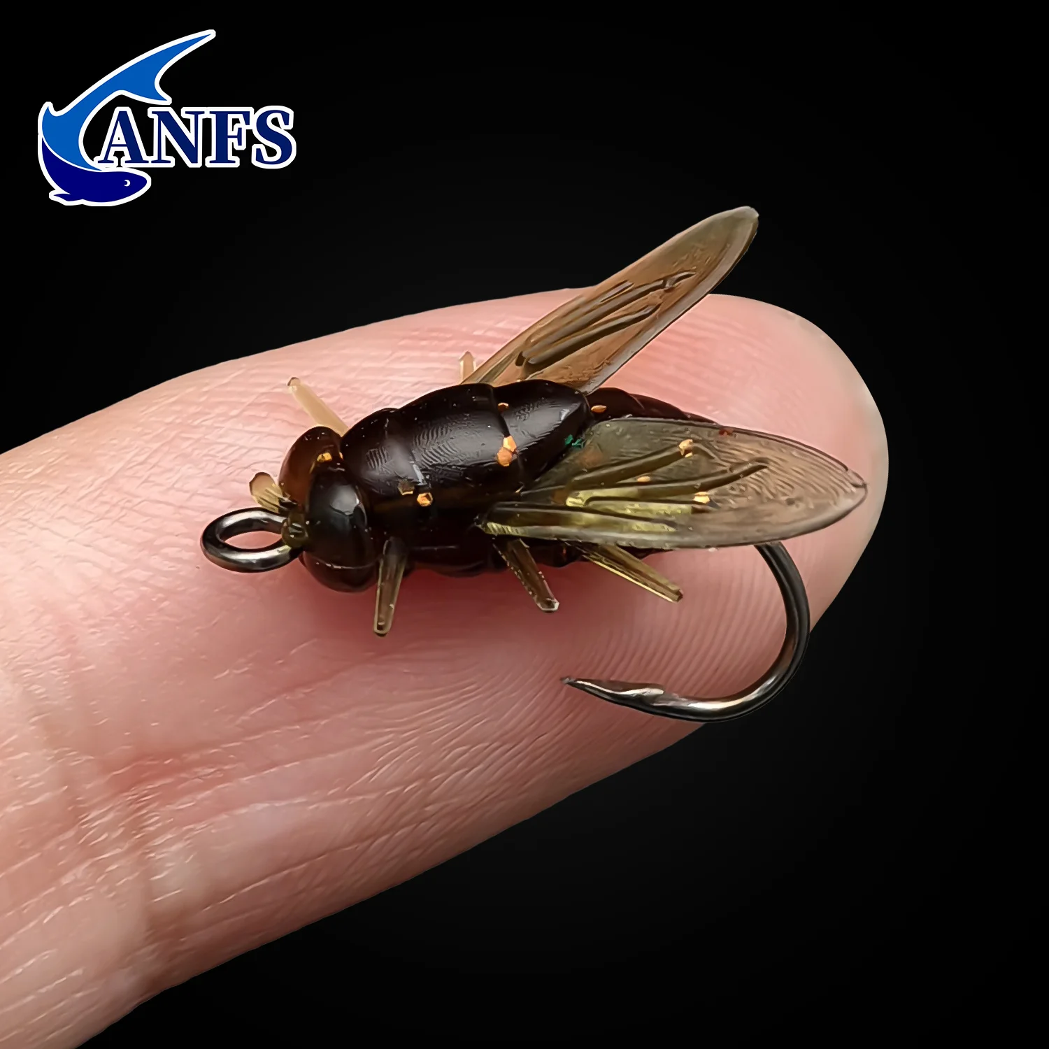 ANFS Vinilos realistas – Juego señuelos blandos para pesca deportiva - imagen 4