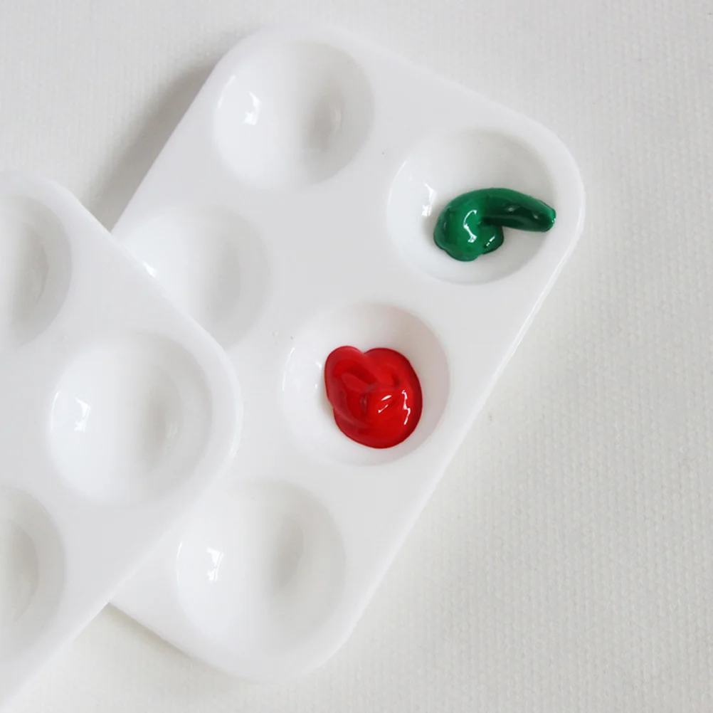 

20Pcs Plastic Paint Lightweight Portable Durable Tray for Professional Artists Students DIY Painting Craft