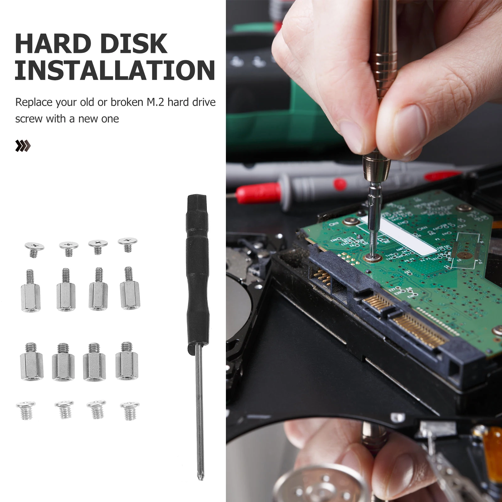 

M2 SSD Mounting Screw Laptops Motherboard Kits Drive Nut Gaming Console Notebooks Computer Maintenance