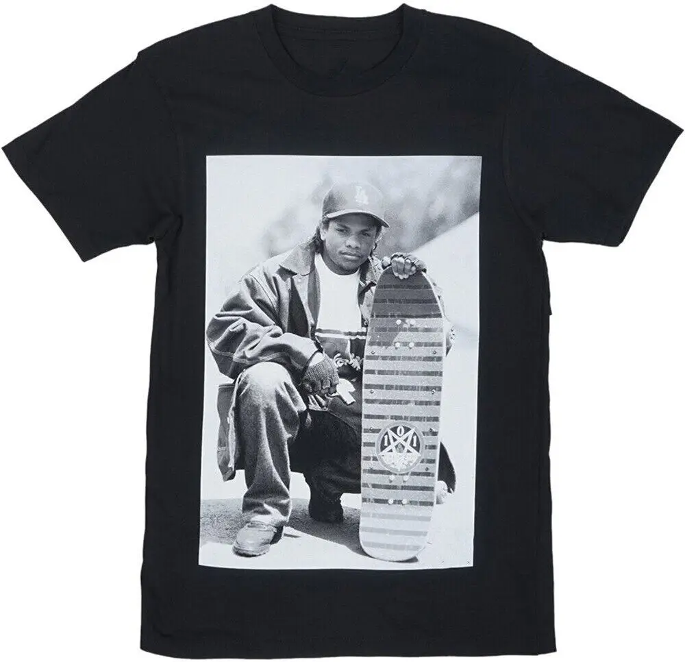 Retro Str8 off tha Streetz of Eazy E Shirt Classic Black Unisex S-4XL CC1894