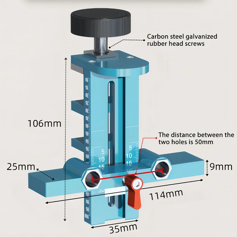 

Приспособление для крепления двери шкафа 3 в 1 с основанием, инструмент для установки двери шкафа для быстрого открытия отверстия для стены и основания