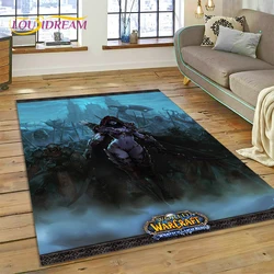 WOW, World of Warcraft Demon Hunter, Lich King Game Rug Carpet for Living Room Bedroom Home Decor,Non-slip Decoration for Sofa