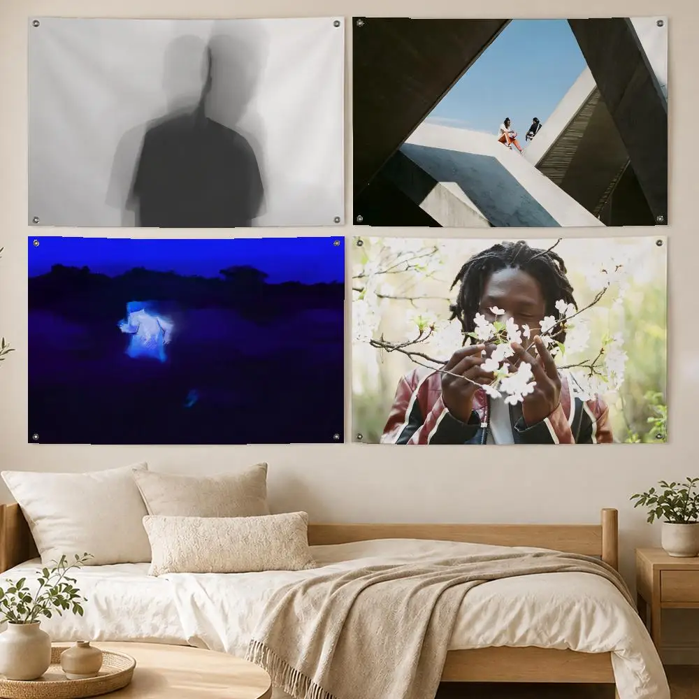Smooth Singer Daniel Caesar Flags Room Bedroom Home Outdoor Wall Hanging Concert Printed Background Decoration Art Banne