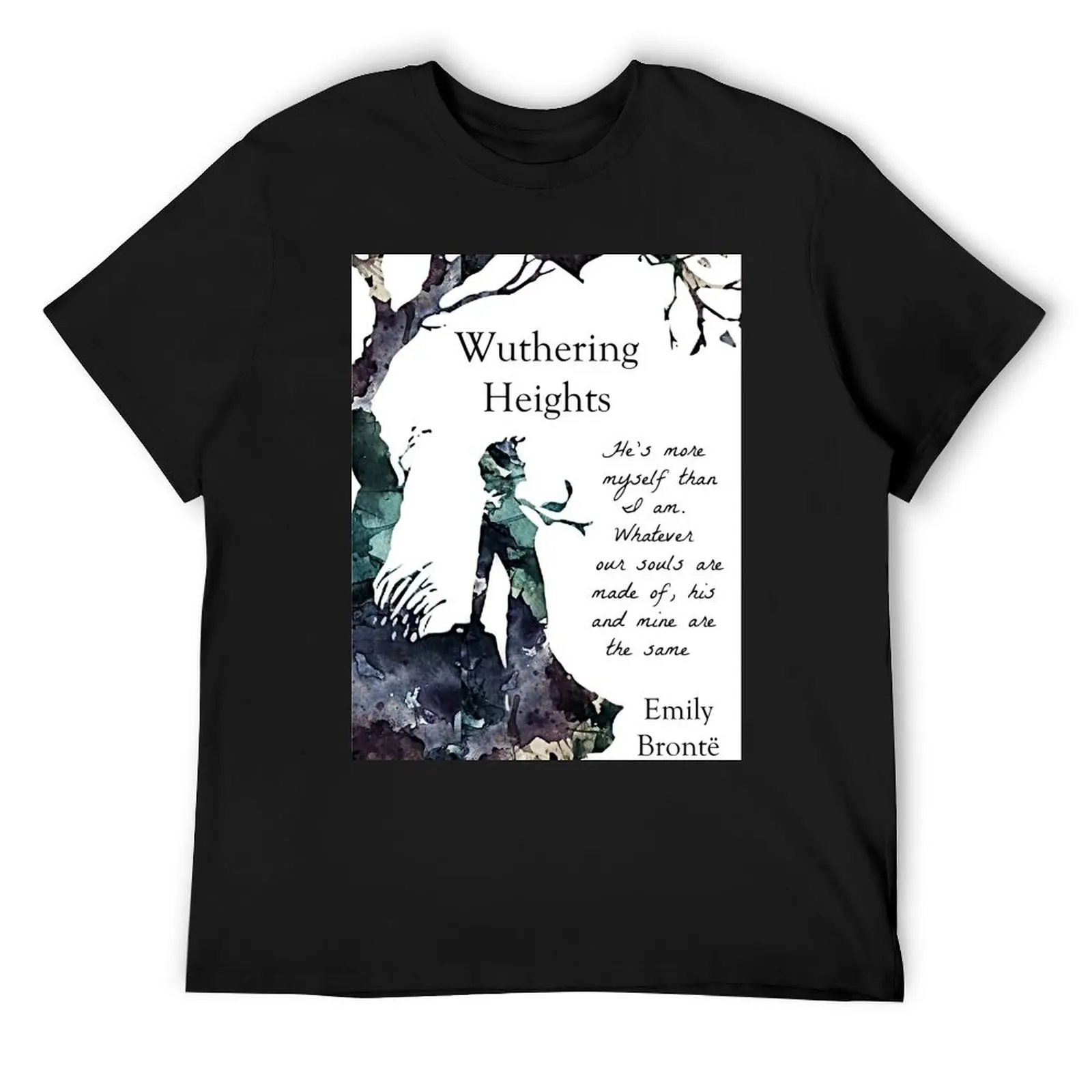 Wuthering Heights, Emily Bronte T-Shirt anime t shirts boys whites mens t shirts casual stylish