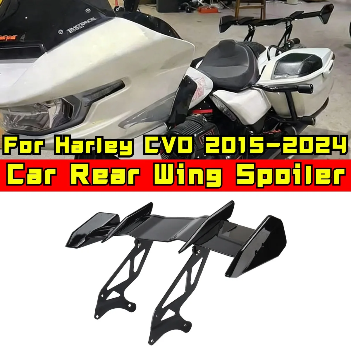 For Harley CVO 2015-2024 Car Rear Spoiler Wing Modification Part Rear Spoiler Wing Car Accessories Exterior Part