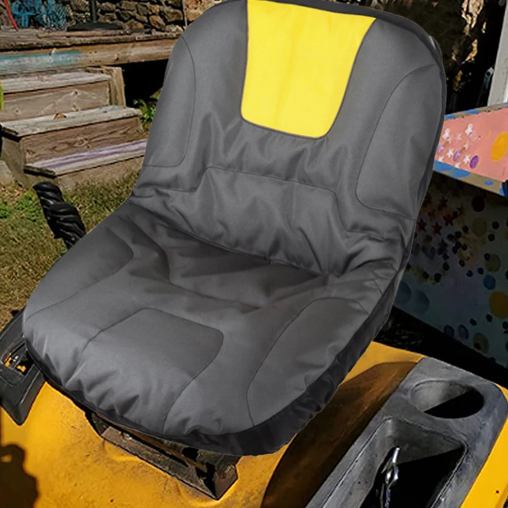 

Dust Proof Cover for Lawn Mower Seat Tractor Seat Protector Lightweight Durable Polyester Material Sun Protection Gift