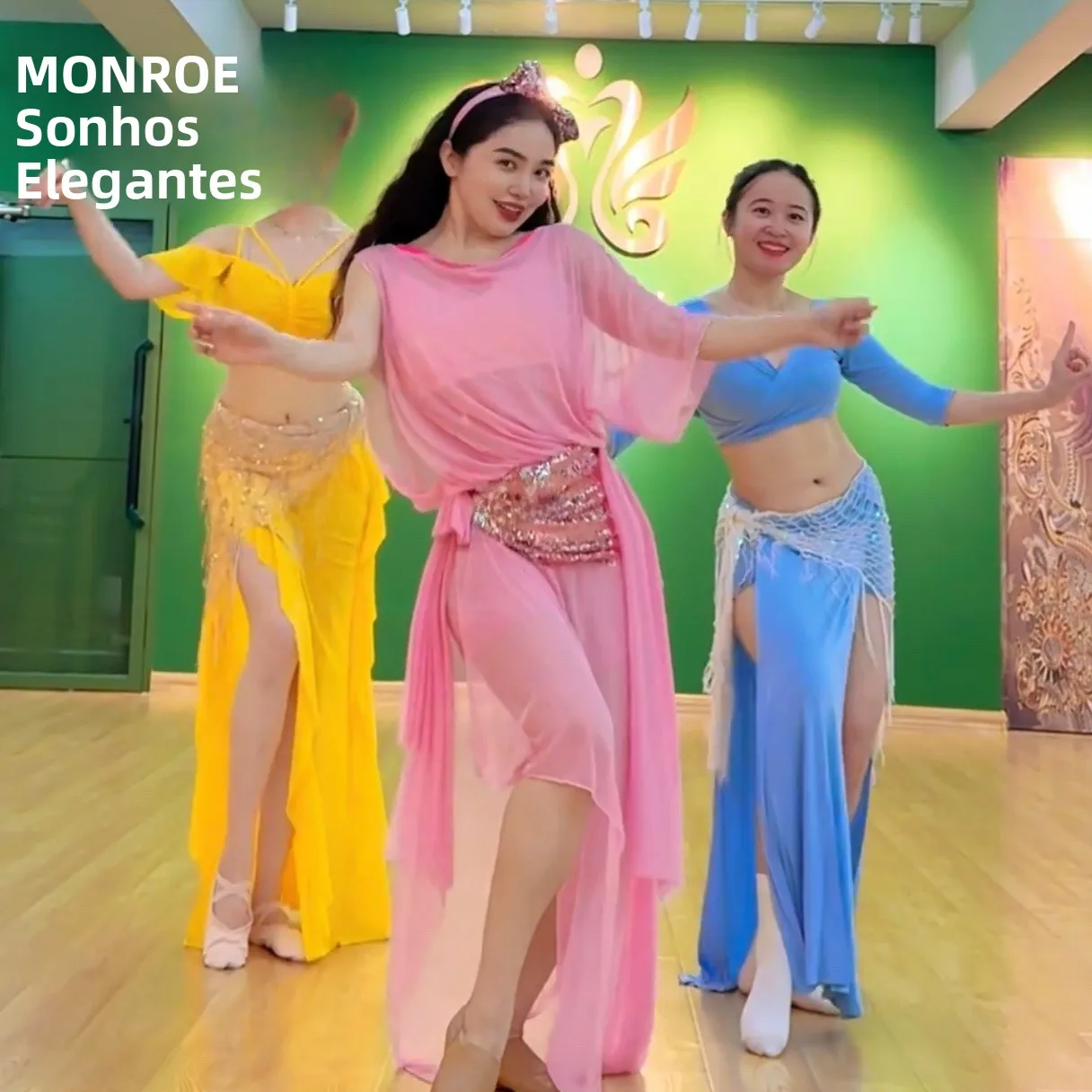 costume-da-danza-del-ventre-folkloristico-rosa-con-gonna-a-coda-uniforme-per-pratica-e-spettacolo-stile-tradizionale-abbigliamento-sportivo-per-tutte-le-stagioni