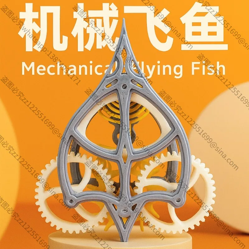 Suitable for Upgrading Metal Clockwork Flat Structure Tourbillon Aesthetic Mechanical Desktop Fun and Exquisite Pendulum