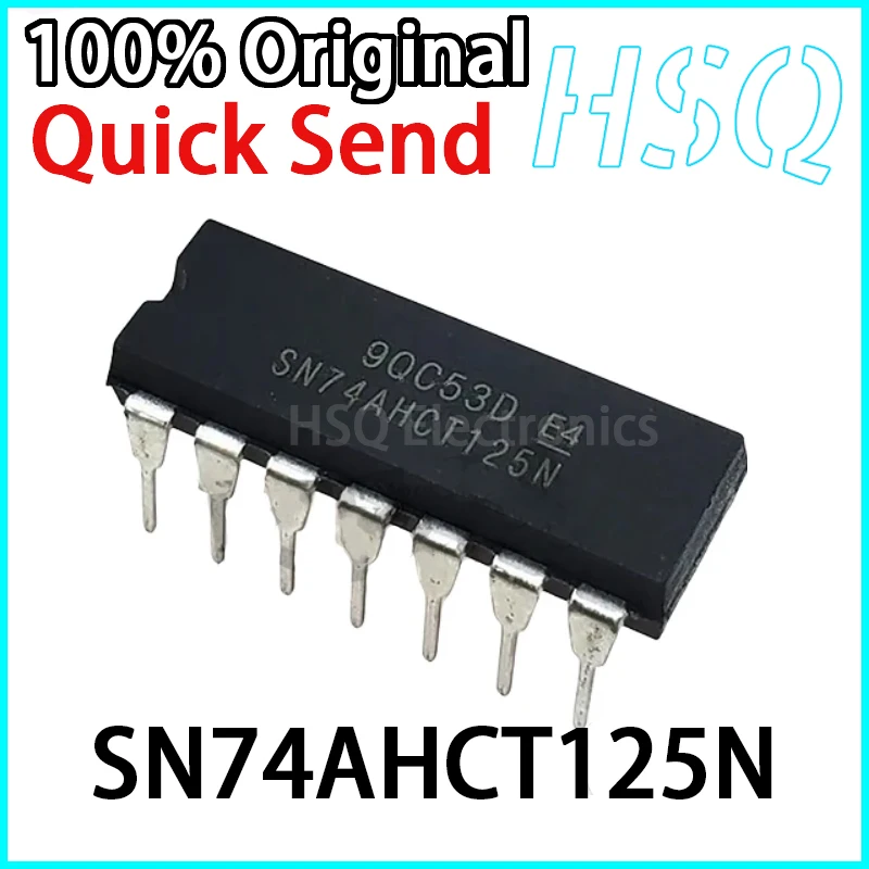 10PCS New Original SN74AHCT125N Direct Insertion DIP14 Logic Chip IC