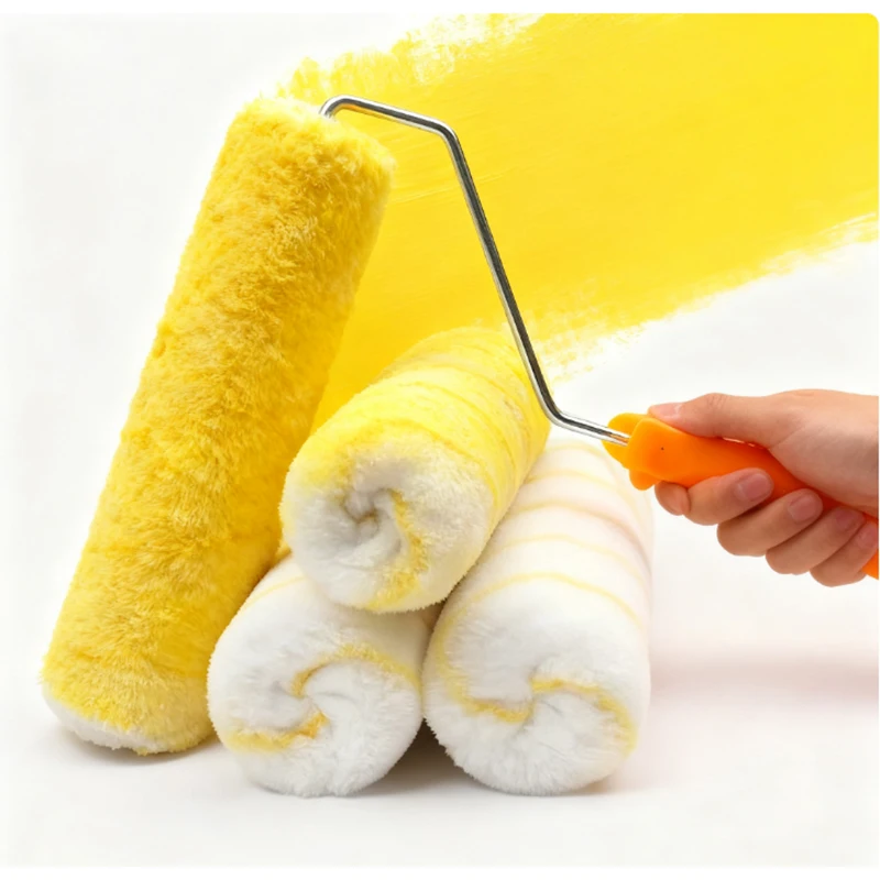 11pcs Paint Roller Kit: Get Professional-Looking Walls with Rollers & Covers, For Hotel/Restaurant/Commercial/Home