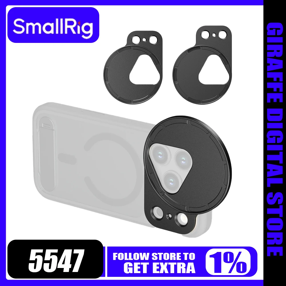 SmallRig FilMov Attachable 67mm Filter Adapter for iPhone 17 Pro / Pro Max Magnetic Connection 5547