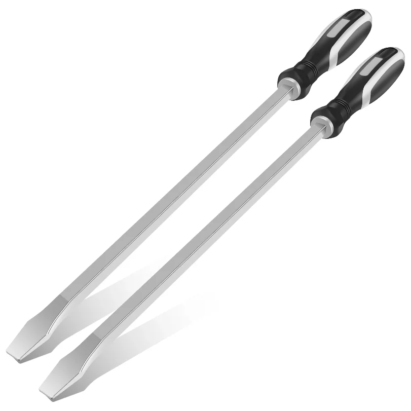 

Extended Demolition Screwdriver 22.24 Inch Chrome Vanadium Steel Heavy Duty Slotted Screwdriver Set for Car Repair Tools