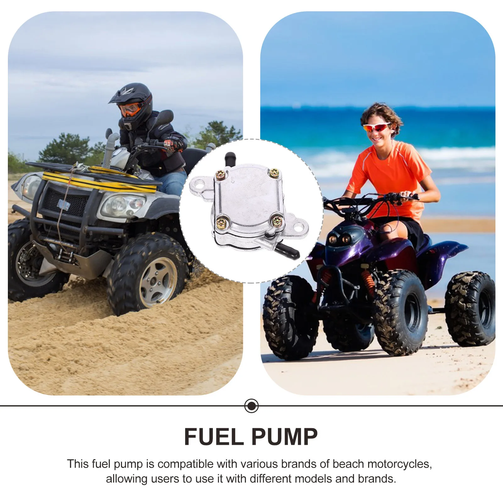 

Fuel Pump Gas Valve Switch for Atv Go Kart Stable Operation Simple Installation Fuel Pump Scooter Parts Scooter Parts