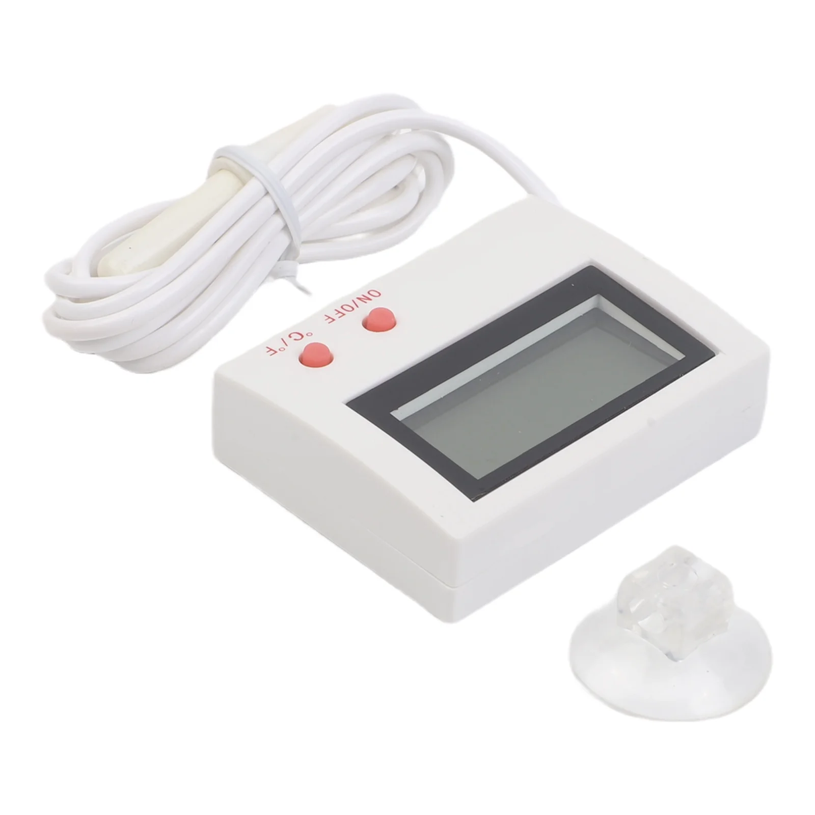 Portable Thermometer Digital Thermometer Compact Portable Lightweight Plastic Body Digital Temperature Gauge Device