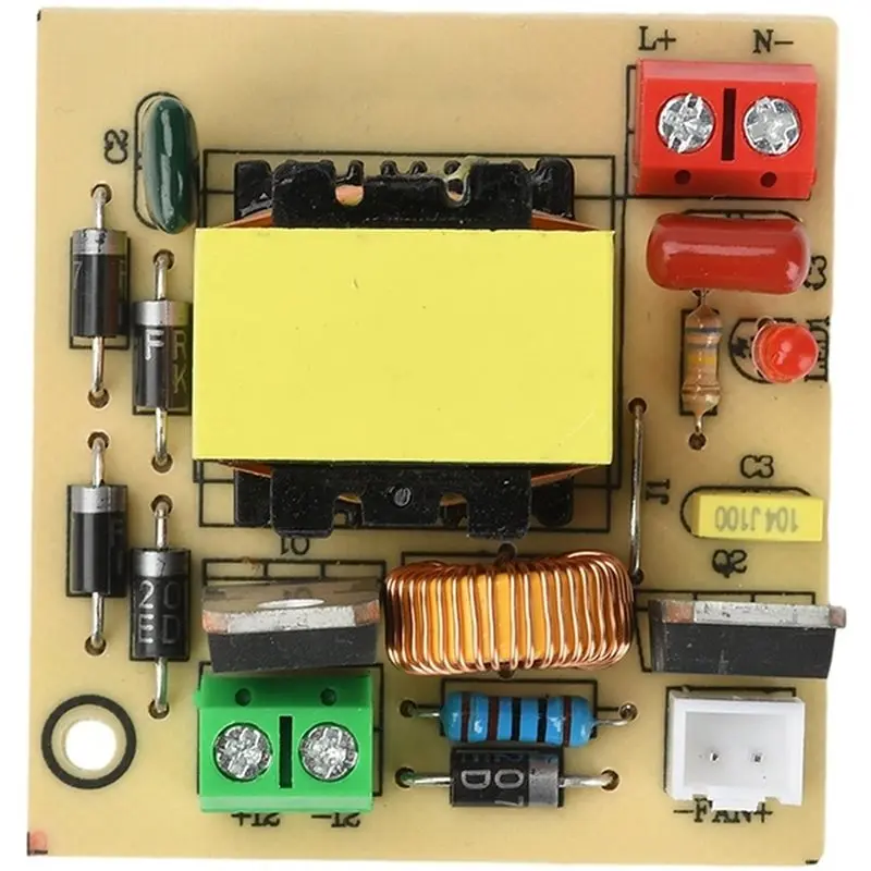 ABYN-Dual Channel DC-AC Boost Inverter Module 120W DC 12-16.8V To 220V Step UP Power Module Inverse Converter Booster Module