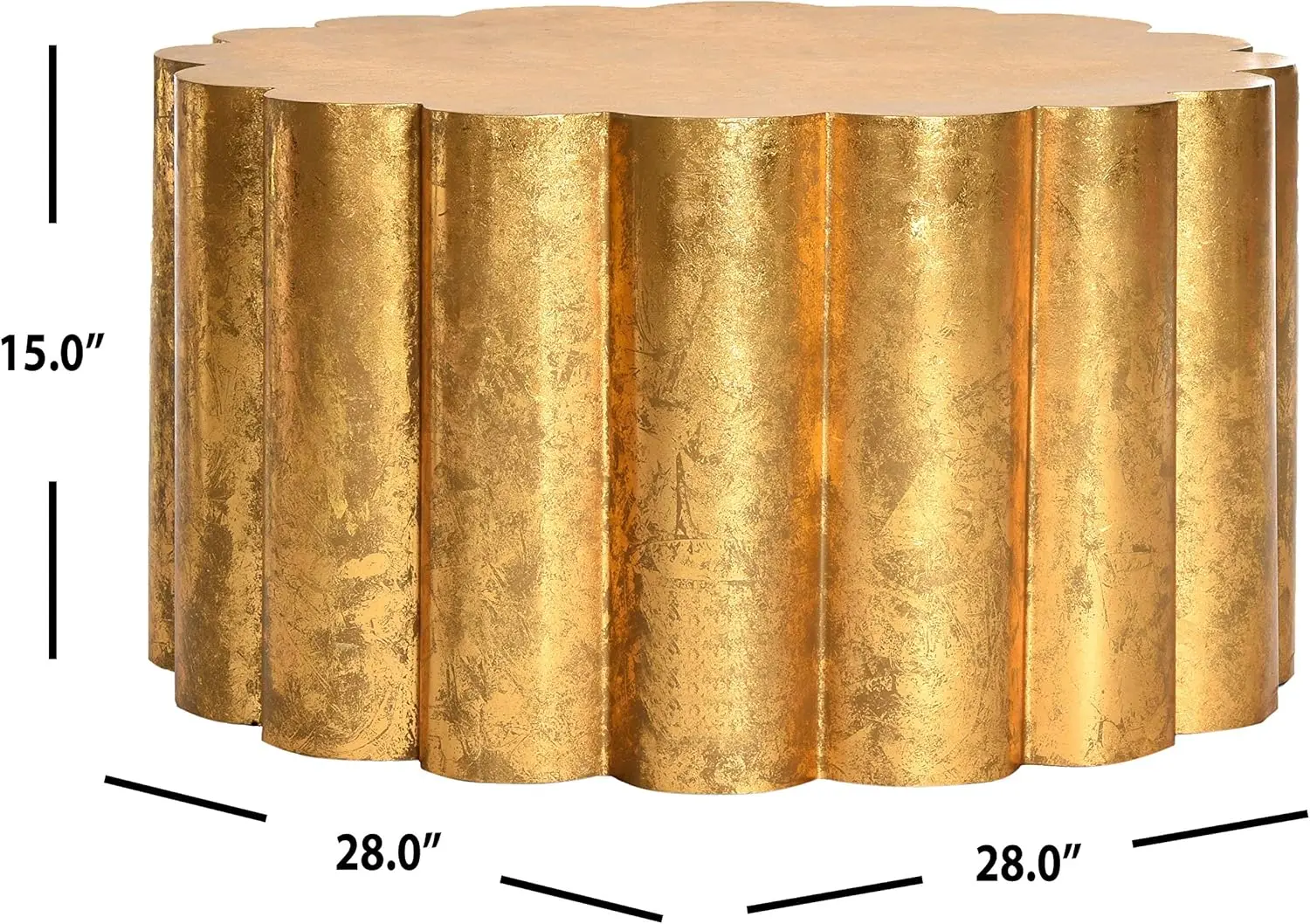 Collezione Home Tavolino da caffè Miriam Gold